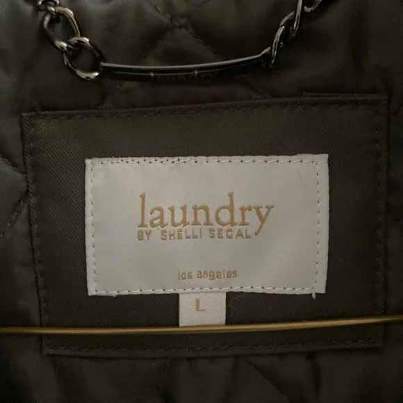 Laundry By Shelli Segal Quilted Olive Jacket - Picture 2 of 15